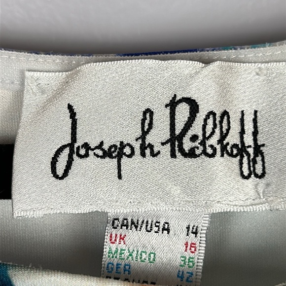 Joseph Ribkoff Multicolor Abstract Dress - Picture 5 of 12